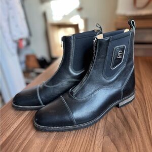 Cavallo Black Leather Paddock Boots